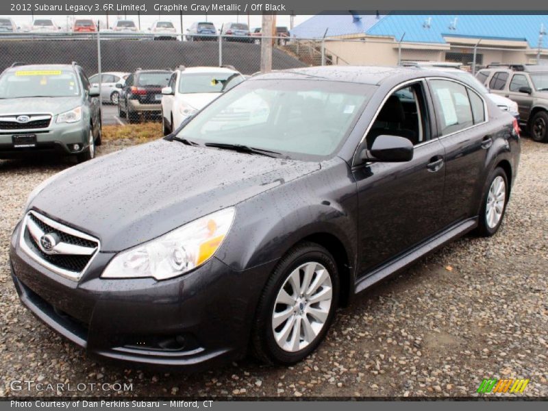 Graphite Gray Metallic / Off Black 2012 Subaru Legacy 3.6R Limited