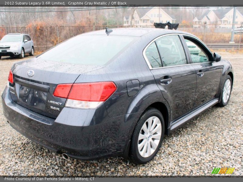 Graphite Gray Metallic / Off Black 2012 Subaru Legacy 3.6R Limited