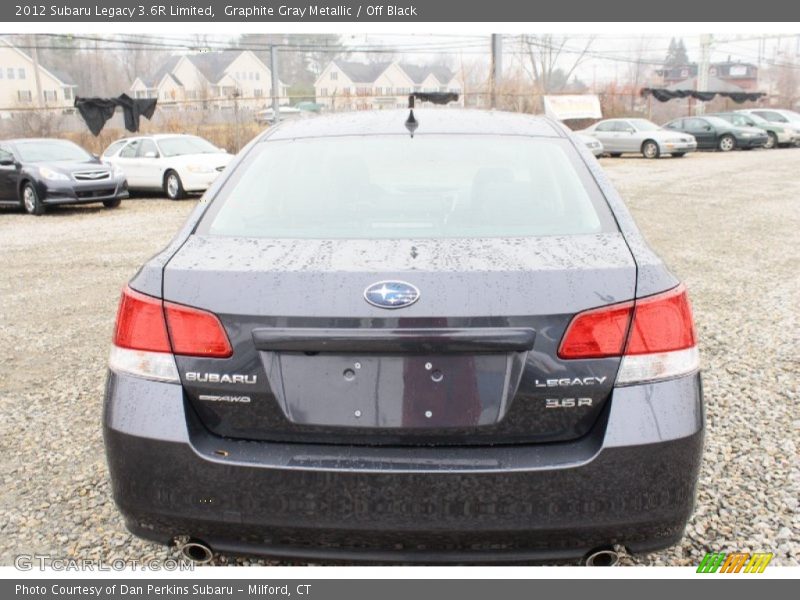 Graphite Gray Metallic / Off Black 2012 Subaru Legacy 3.6R Limited