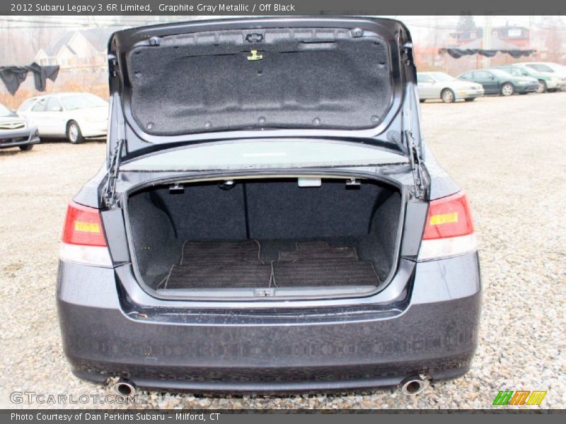 Graphite Gray Metallic / Off Black 2012 Subaru Legacy 3.6R Limited