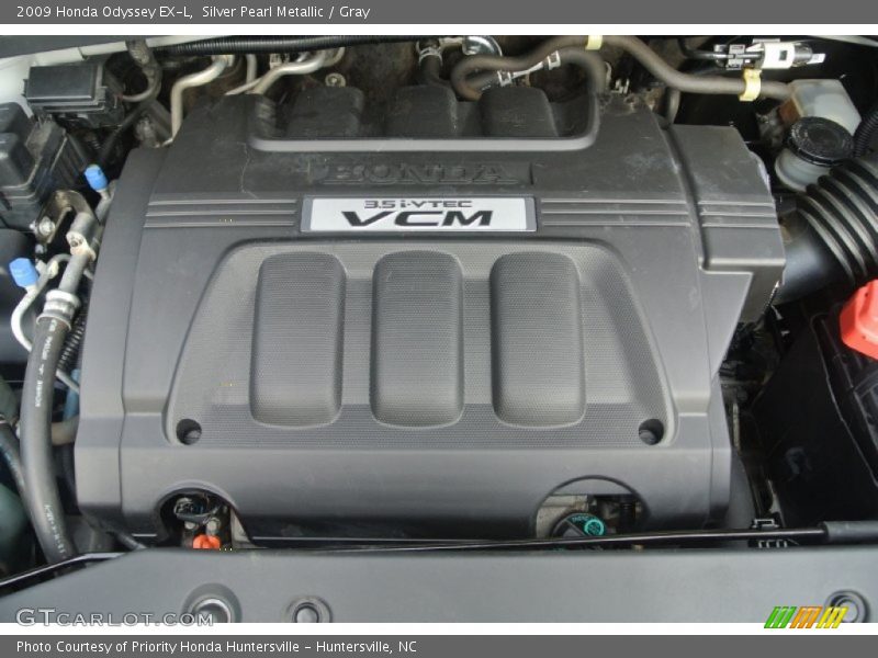 Silver Pearl Metallic / Gray 2009 Honda Odyssey EX-L