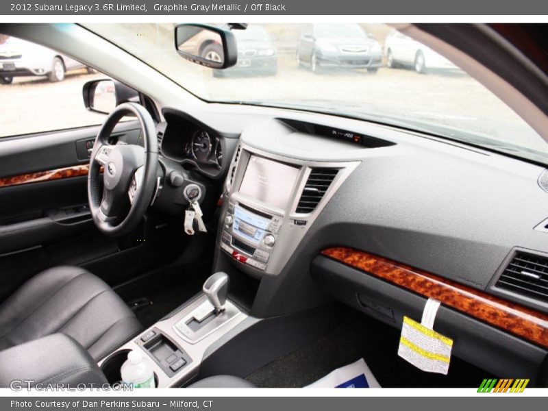 Graphite Gray Metallic / Off Black 2012 Subaru Legacy 3.6R Limited