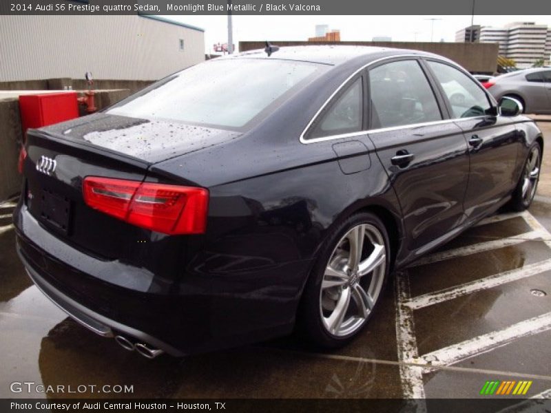 Moonlight Blue Metallic / Black Valcona 2014 Audi S6 Prestige quattro Sedan