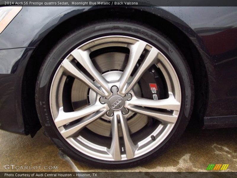 Moonlight Blue Metallic / Black Valcona 2014 Audi S6 Prestige quattro Sedan