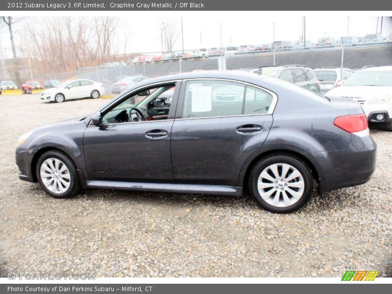 Graphite Gray Metallic / Off Black 2012 Subaru Legacy 3.6R Limited