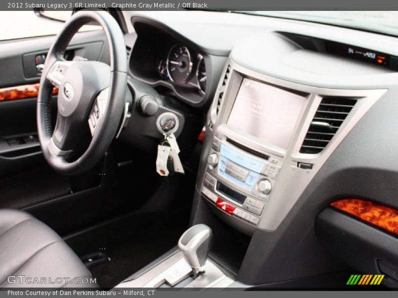Graphite Gray Metallic / Off Black 2012 Subaru Legacy 3.6R Limited