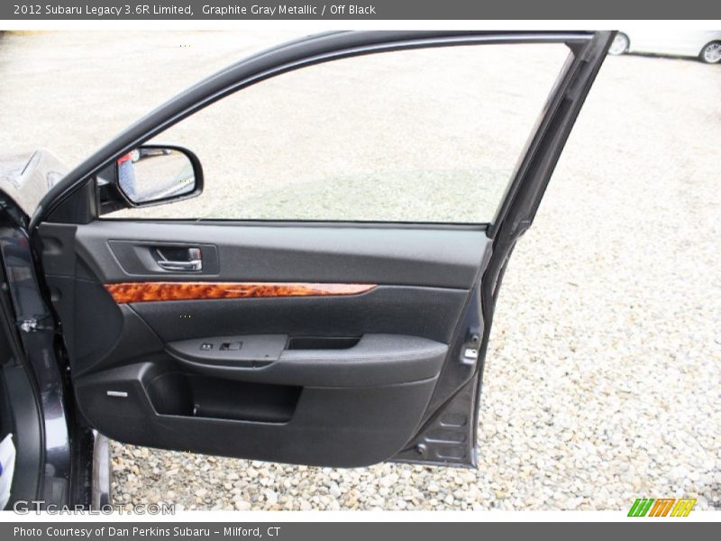 Graphite Gray Metallic / Off Black 2012 Subaru Legacy 3.6R Limited