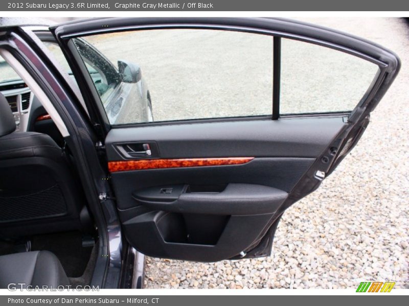 Graphite Gray Metallic / Off Black 2012 Subaru Legacy 3.6R Limited