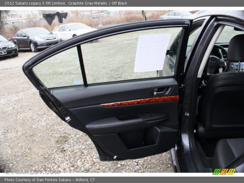 Graphite Gray Metallic / Off Black 2012 Subaru Legacy 3.6R Limited
