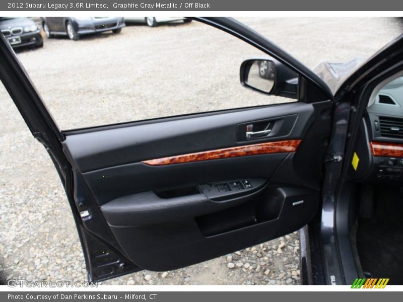 Graphite Gray Metallic / Off Black 2012 Subaru Legacy 3.6R Limited