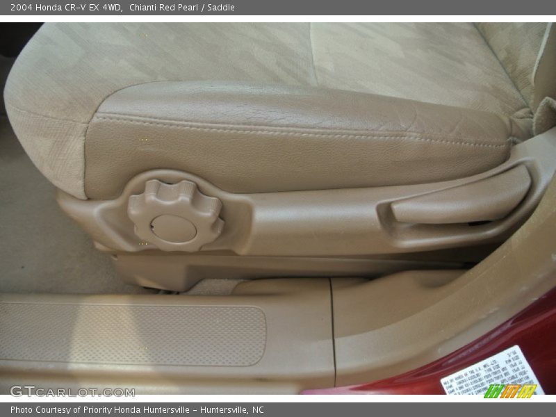 Chianti Red Pearl / Saddle 2004 Honda CR-V EX 4WD