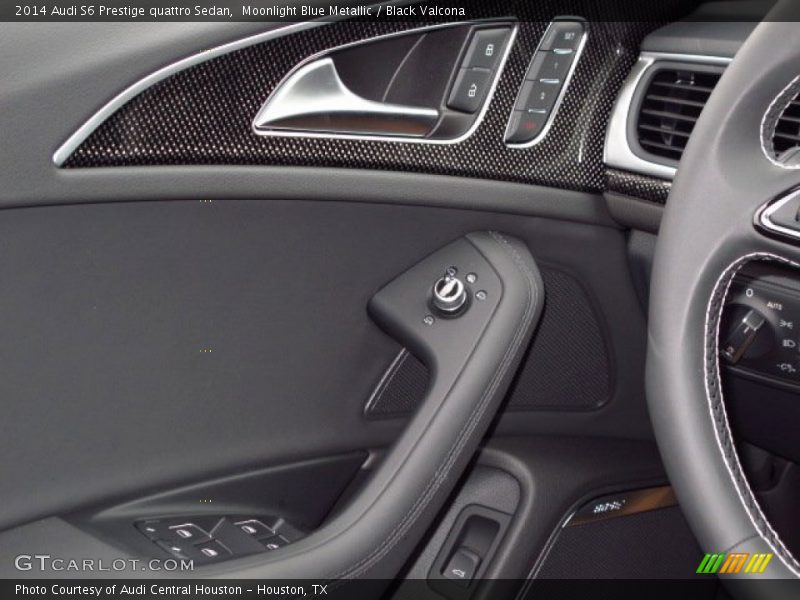 Moonlight Blue Metallic / Black Valcona 2014 Audi S6 Prestige quattro Sedan