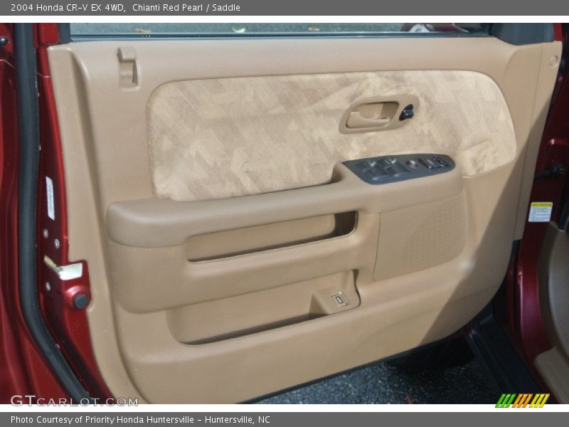 Chianti Red Pearl / Saddle 2004 Honda CR-V EX 4WD