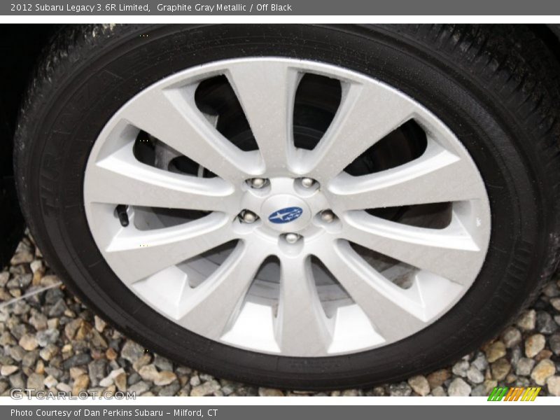 Graphite Gray Metallic / Off Black 2012 Subaru Legacy 3.6R Limited