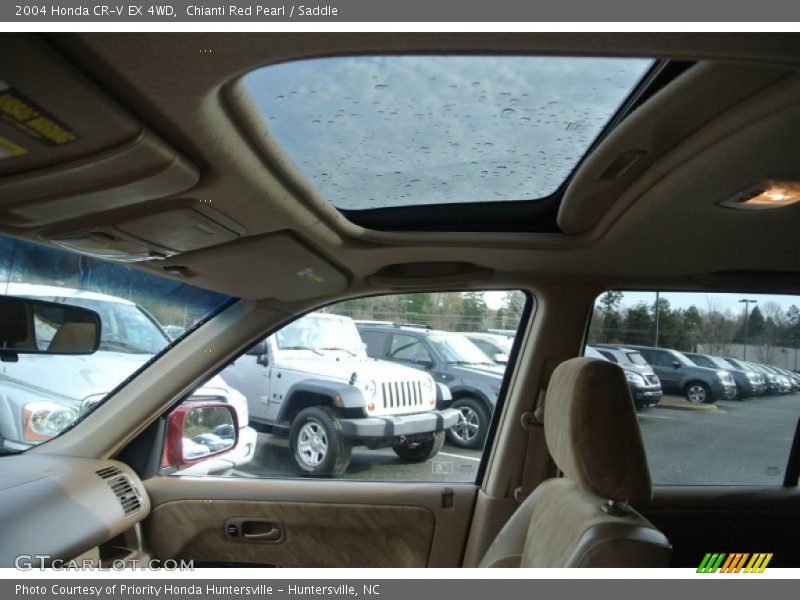 Chianti Red Pearl / Saddle 2004 Honda CR-V EX 4WD