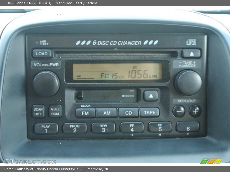 Chianti Red Pearl / Saddle 2004 Honda CR-V EX 4WD