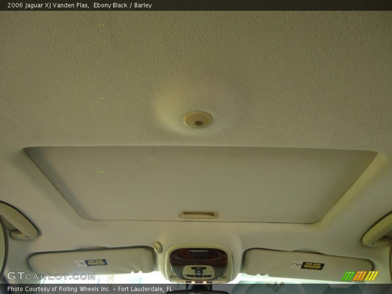 Ebony Black / Barley 2006 Jaguar XJ Vanden Plas