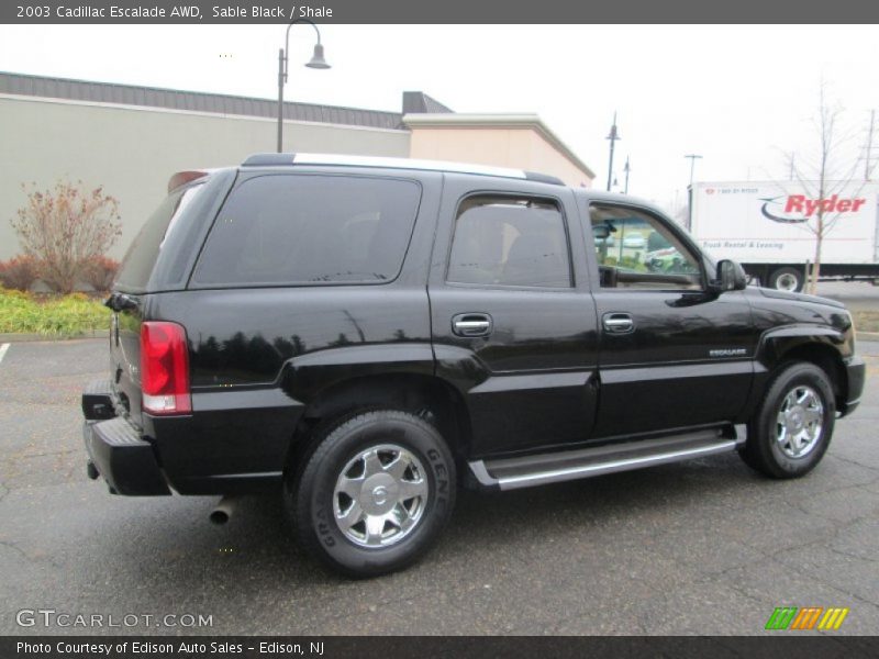 Sable Black / Shale 2003 Cadillac Escalade AWD