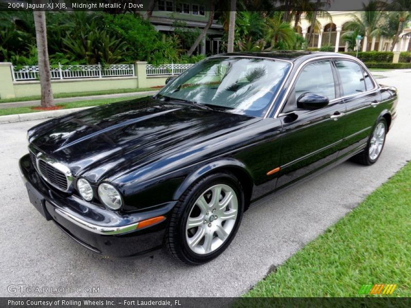 Midnight Metallic / Dove 2004 Jaguar XJ XJ8