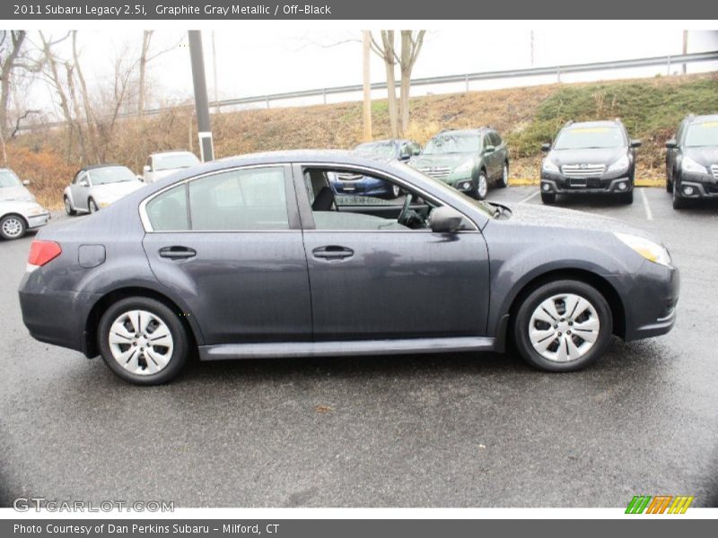 Graphite Gray Metallic / Off-Black 2011 Subaru Legacy 2.5i