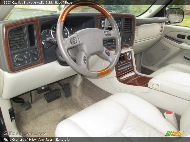 Sable Black / Shale 2003 Cadillac Escalade AWD