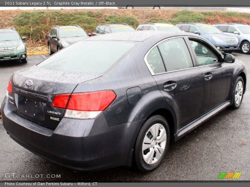 Graphite Gray Metallic / Off-Black 2011 Subaru Legacy 2.5i