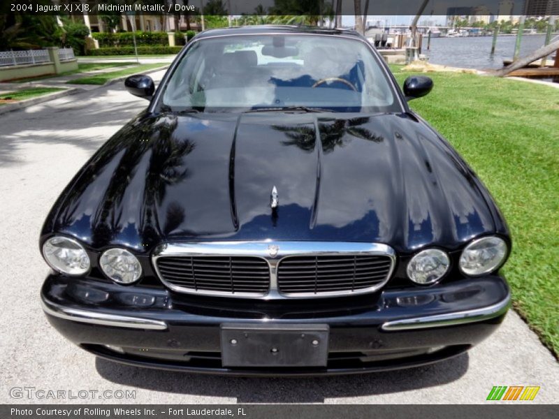 Midnight Metallic / Dove 2004 Jaguar XJ XJ8
