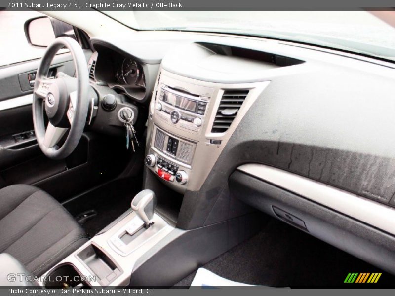 Graphite Gray Metallic / Off-Black 2011 Subaru Legacy 2.5i