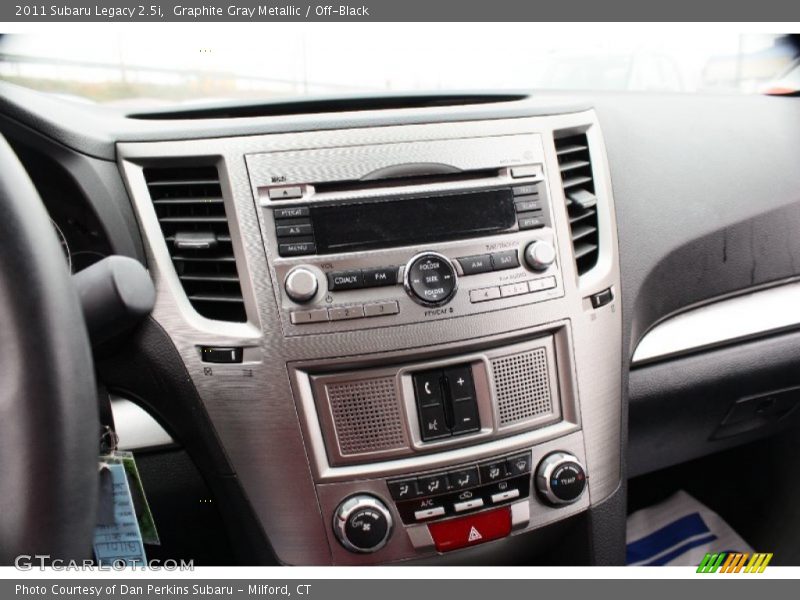 Graphite Gray Metallic / Off-Black 2011 Subaru Legacy 2.5i
