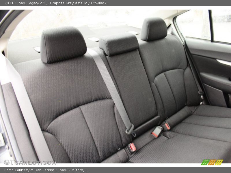 Graphite Gray Metallic / Off-Black 2011 Subaru Legacy 2.5i