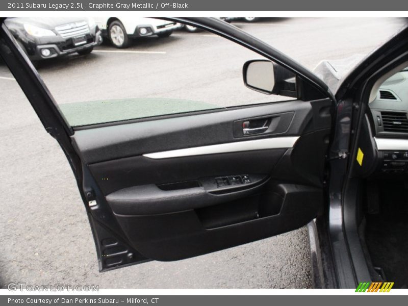 Graphite Gray Metallic / Off-Black 2011 Subaru Legacy 2.5i