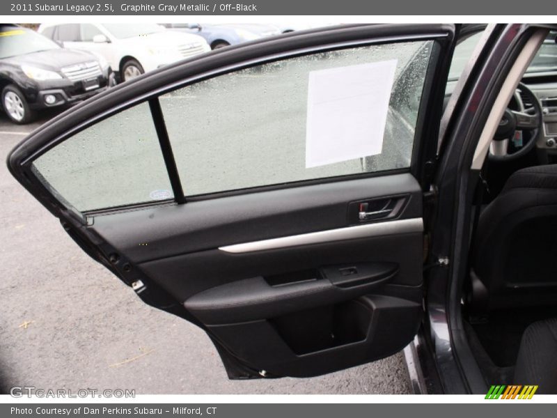 Graphite Gray Metallic / Off-Black 2011 Subaru Legacy 2.5i