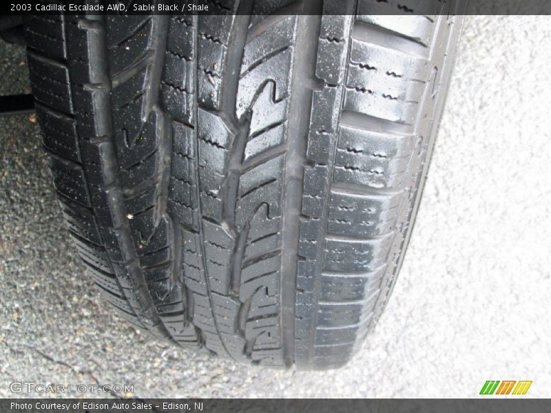 Sable Black / Shale 2003 Cadillac Escalade AWD