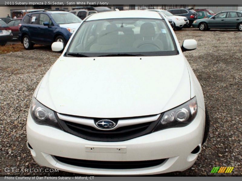 Satin White Pearl / Ivory 2011 Subaru Impreza 2.5i Sedan