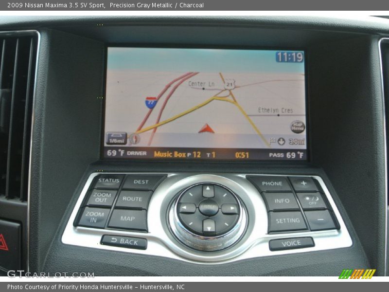 Precision Gray Metallic / Charcoal 2009 Nissan Maxima 3.5 SV Sport