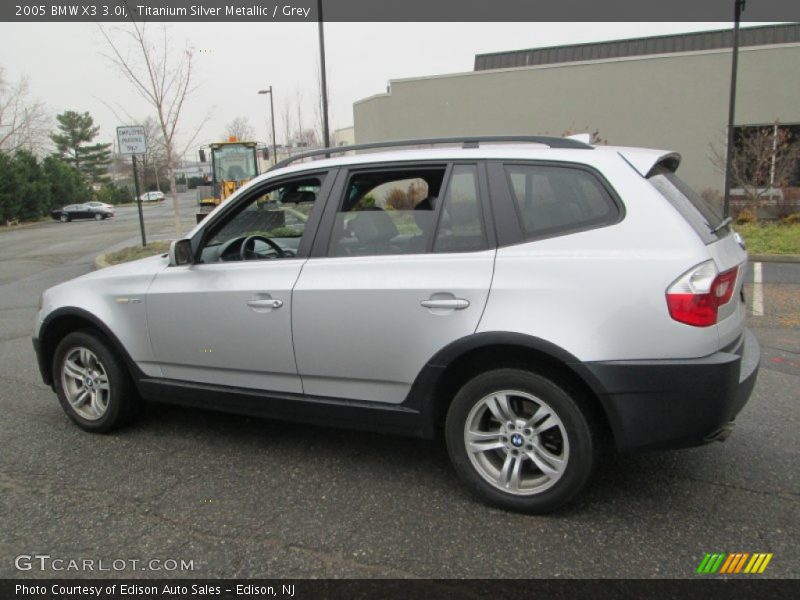 Titanium Silver Metallic / Grey 2005 BMW X3 3.0i