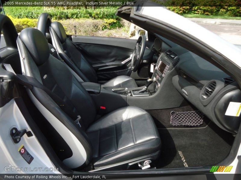  2005 SLK 55 AMG Roadster Blue Interior