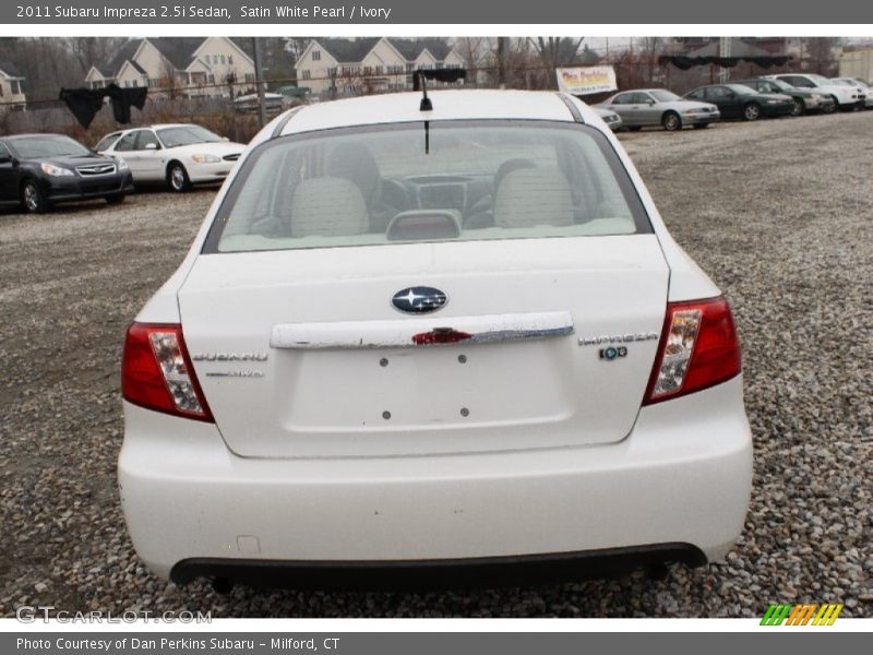 Satin White Pearl / Ivory 2011 Subaru Impreza 2.5i Sedan
