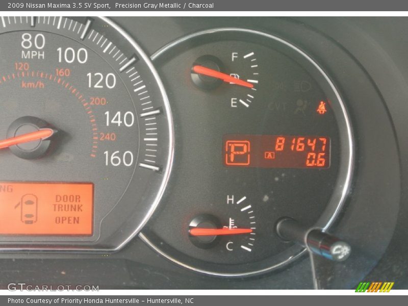 Precision Gray Metallic / Charcoal 2009 Nissan Maxima 3.5 SV Sport