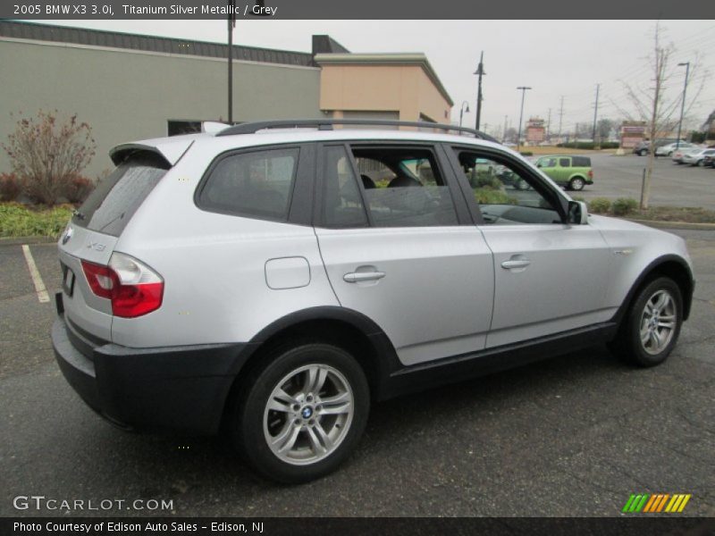 Titanium Silver Metallic / Grey 2005 BMW X3 3.0i