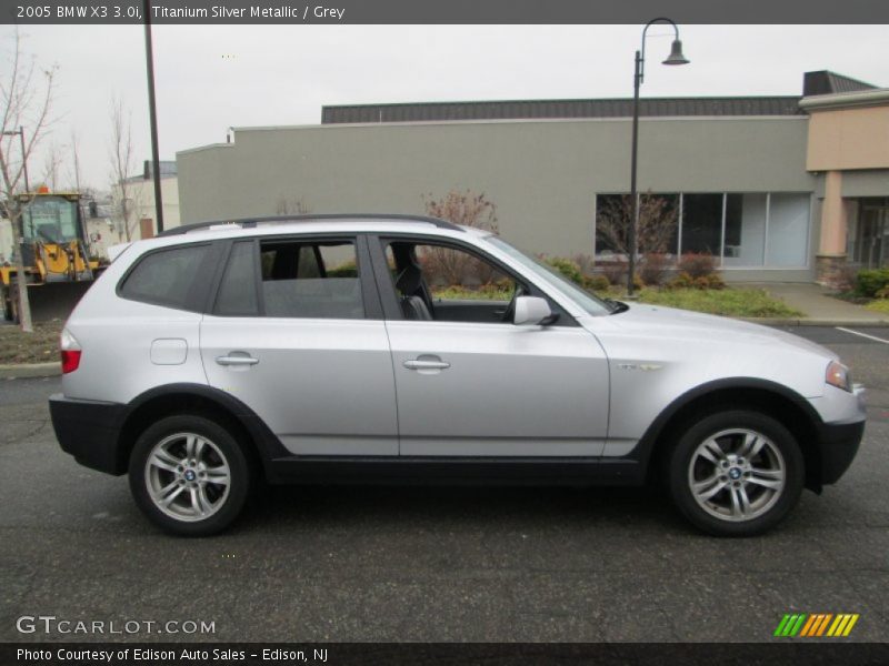 Titanium Silver Metallic / Grey 2005 BMW X3 3.0i