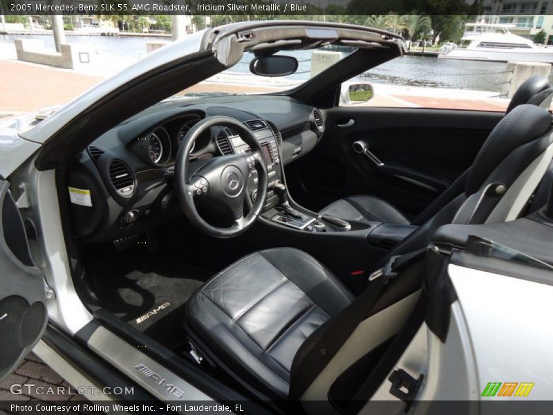 Blue Interior - 2005 SLK 55 AMG Roadster 