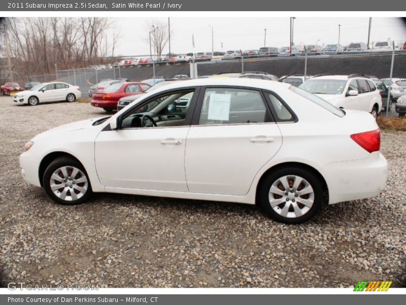 Satin White Pearl / Ivory 2011 Subaru Impreza 2.5i Sedan
