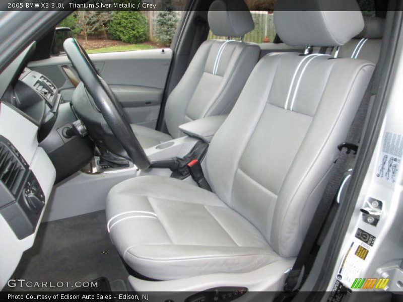 Titanium Silver Metallic / Grey 2005 BMW X3 3.0i