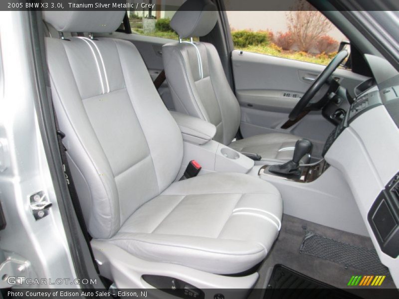 Titanium Silver Metallic / Grey 2005 BMW X3 3.0i