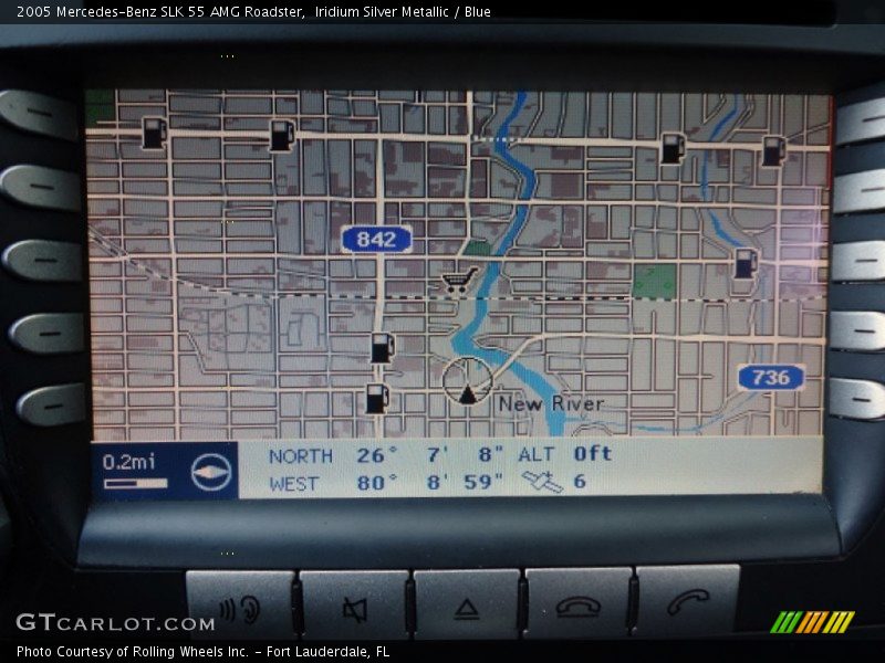 Navigation of 2005 SLK 55 AMG Roadster