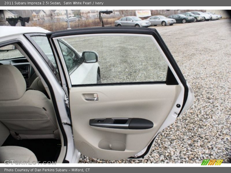 Satin White Pearl / Ivory 2011 Subaru Impreza 2.5i Sedan