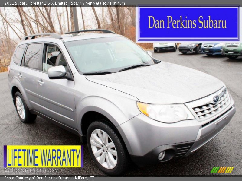 Spark Silver Metallic / Platinum 2011 Subaru Forester 2.5 X Limited