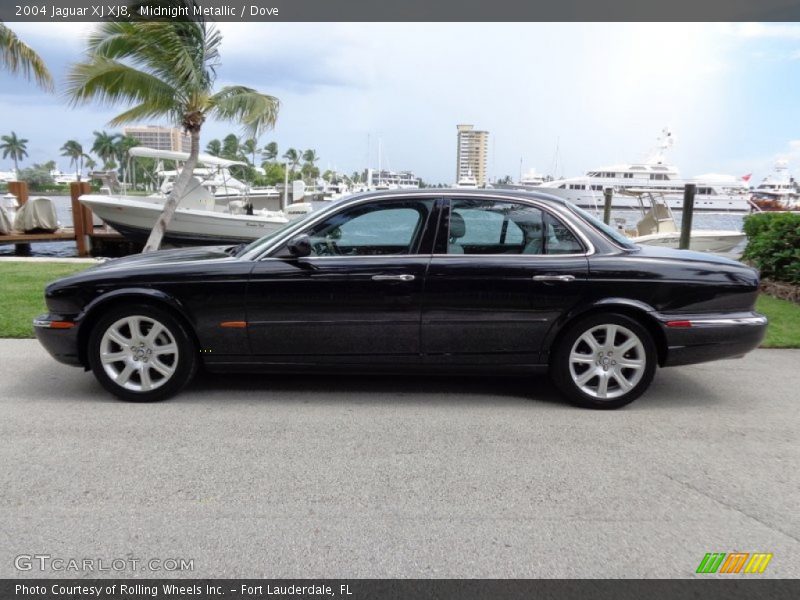 Midnight Metallic / Dove 2004 Jaguar XJ XJ8