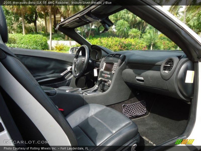  2005 SLK 55 AMG Roadster Blue Interior
